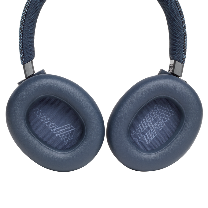 JBL Live 650BTNC - Blue - Wireless Over-Ear Noise-Cancelling Headphones - Detailshot 3 image number null